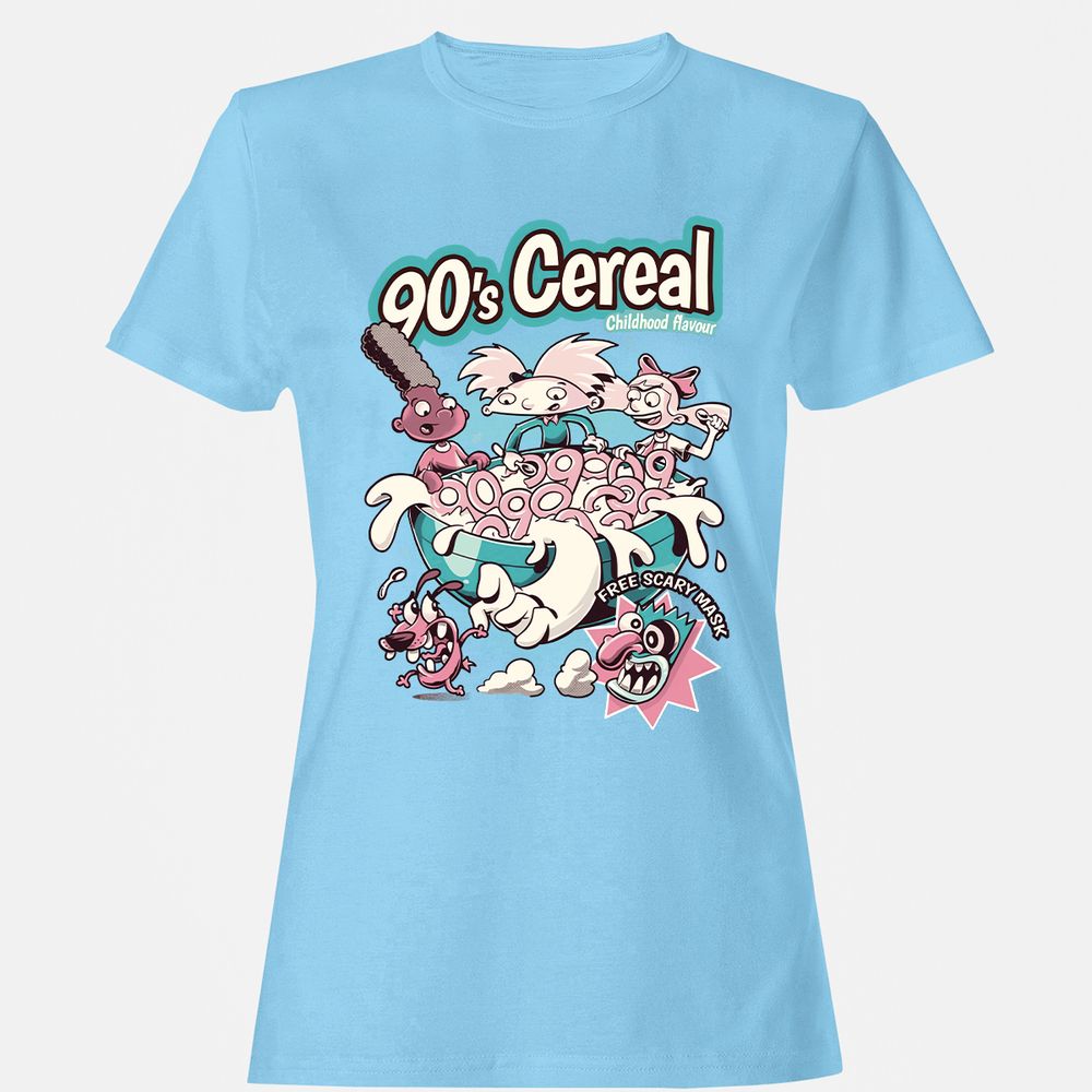 Women's T-Shirt - 365Y6BZ9 - Light Blue - 8