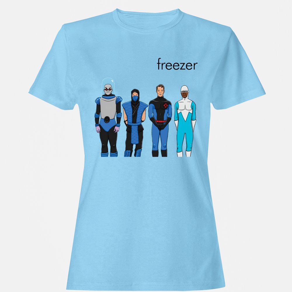 Women's T-Shirt - QSCT6XPG - Light Blue - 8