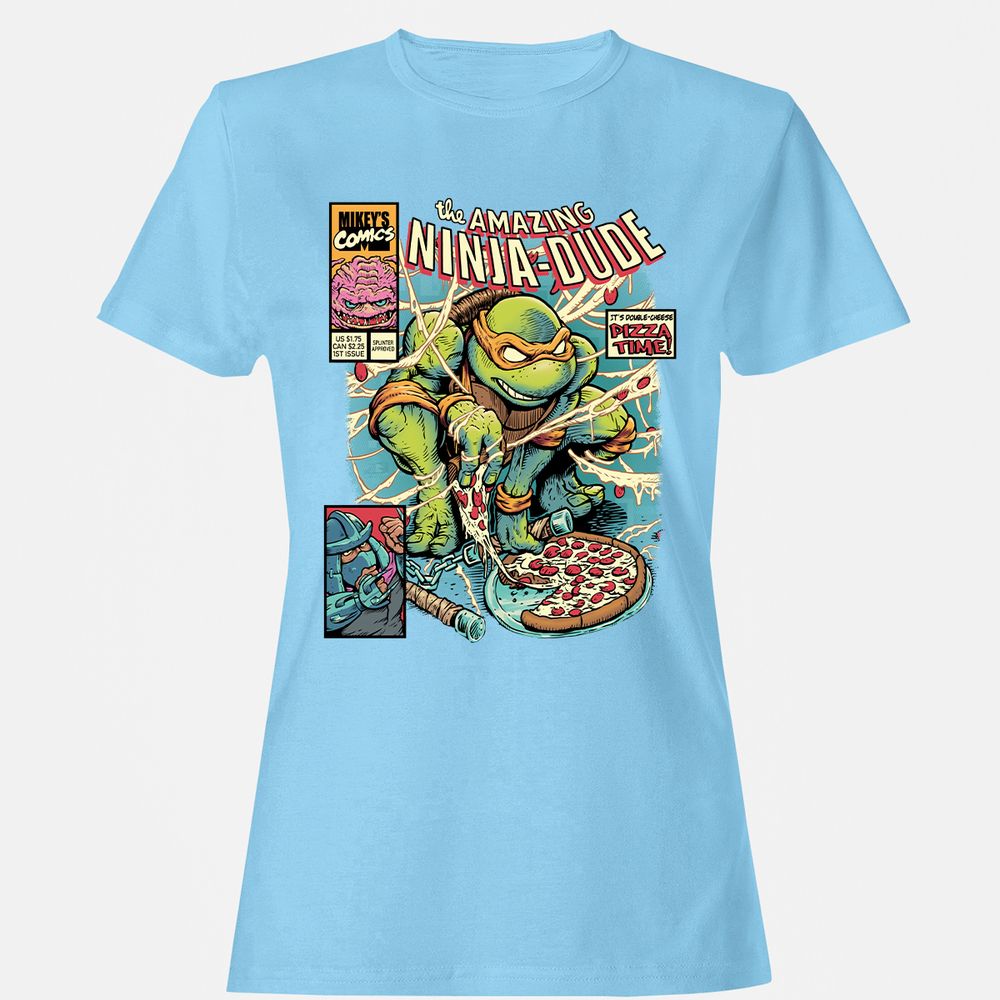 Women's T-Shirt - CWXEHK95 - Light Blue - 8