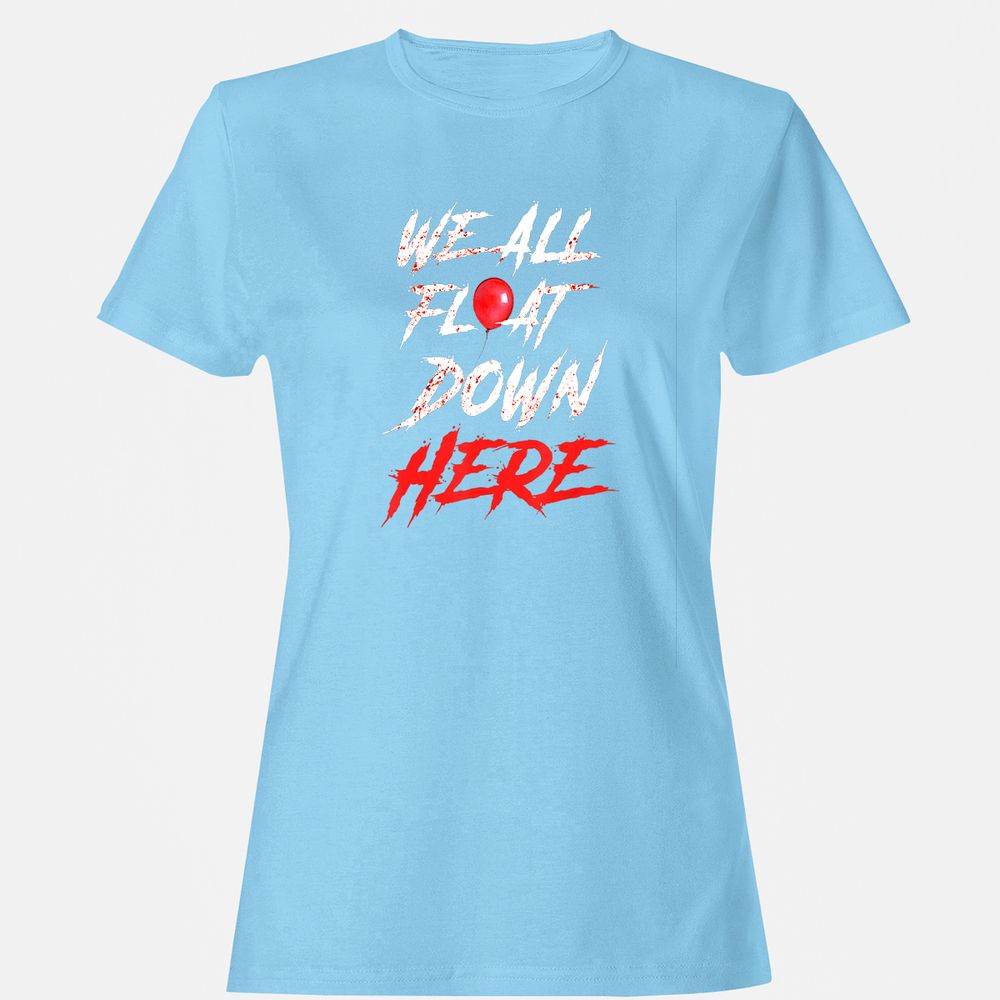 Women's T-Shirt - 3QZ5ZDDS - Light Blue - 8