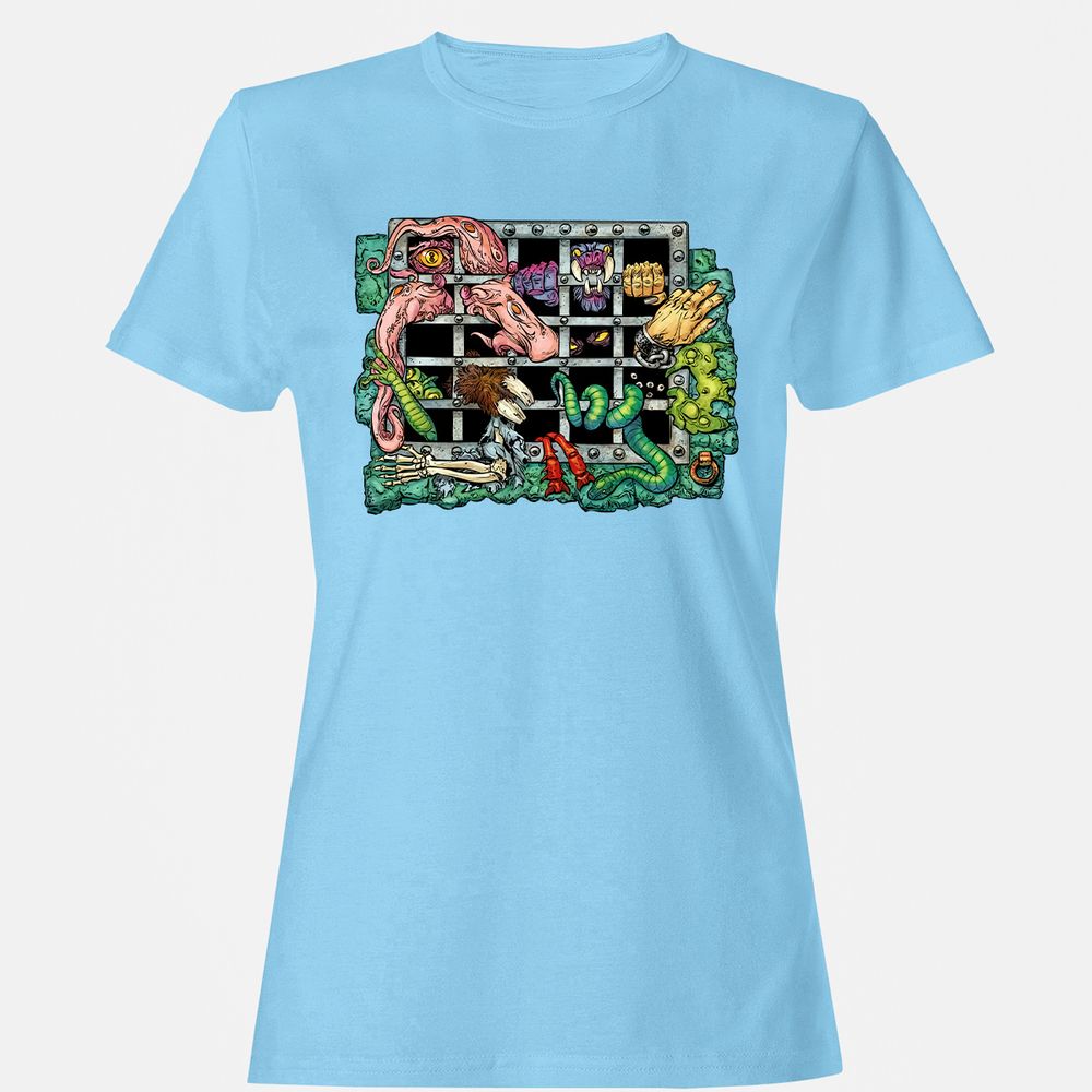 Women's T-Shirt - 59ZDEWYX - Light Blue - 8