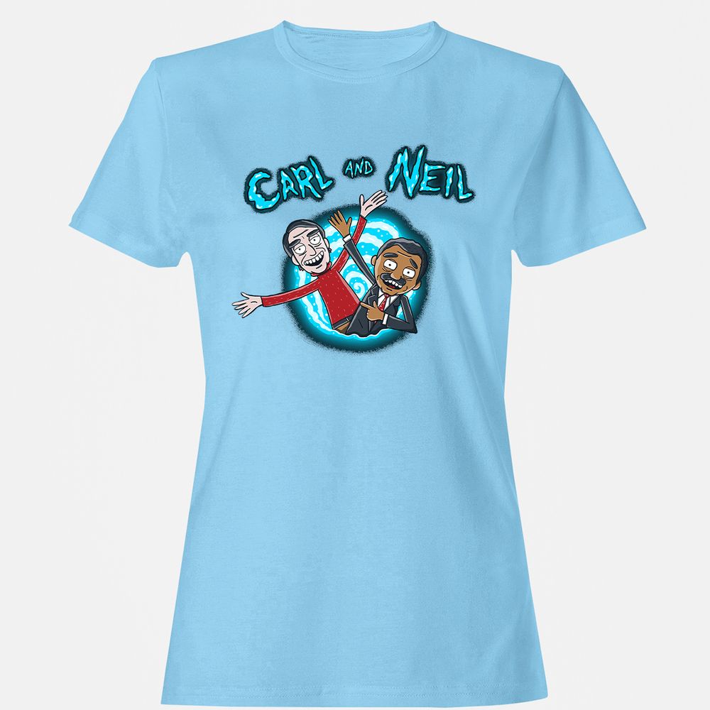 Women's T-Shirt - SLZHDHAA - Light Blue - 8