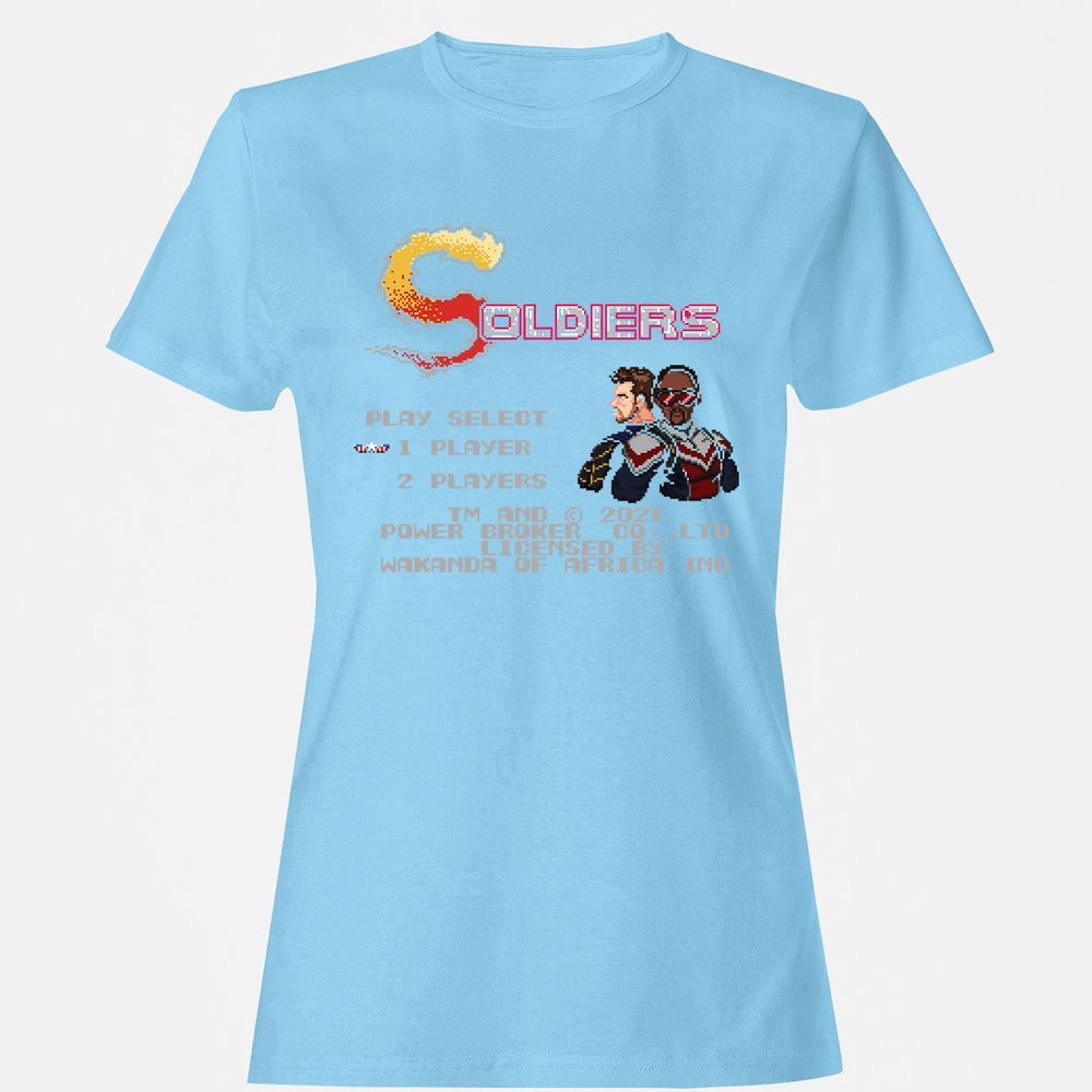 Women's T-Shirt - A8EGYX8X - Light Blue - 8