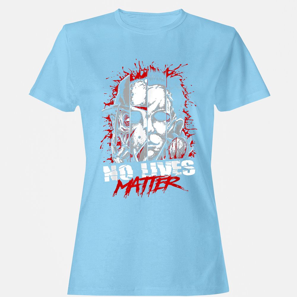 Women's T-Shirt - SQ3F8UKM - Light Blue - 8