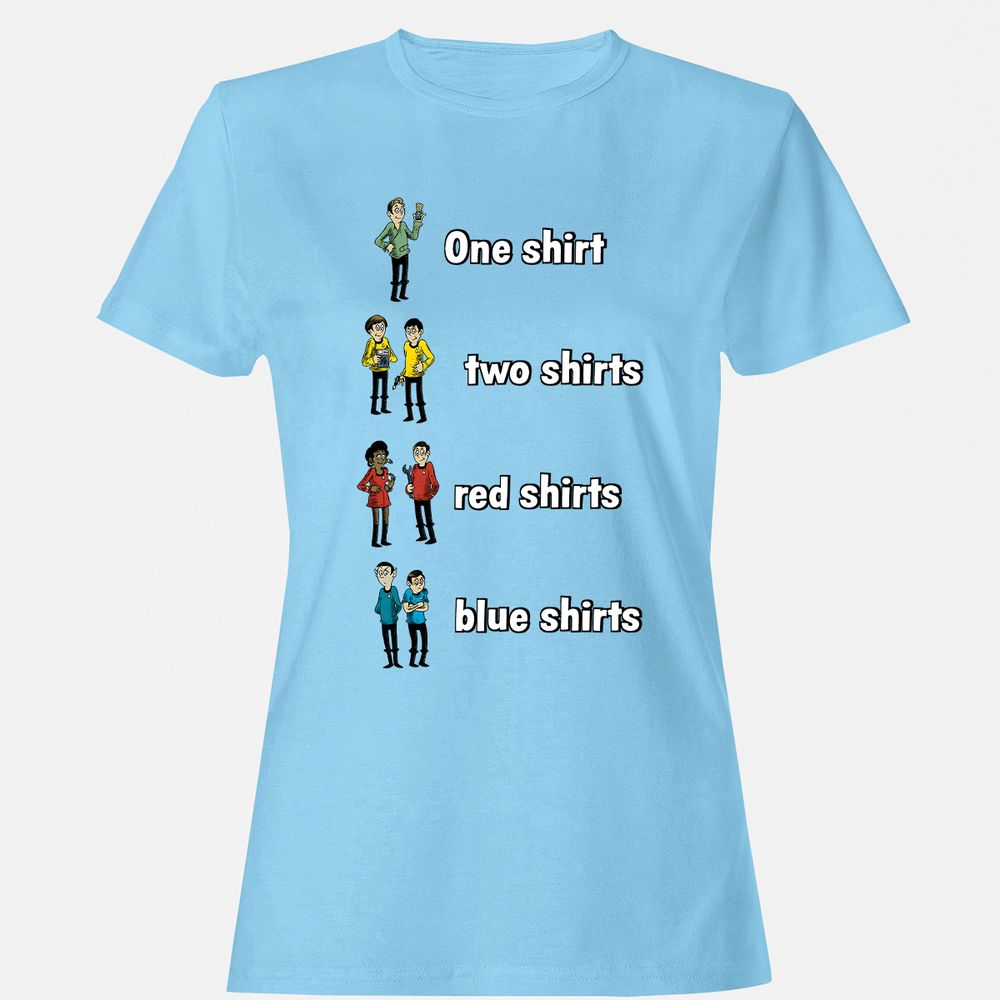 Women's T-Shirt - LC9G9EJ4 - Light Blue - 8