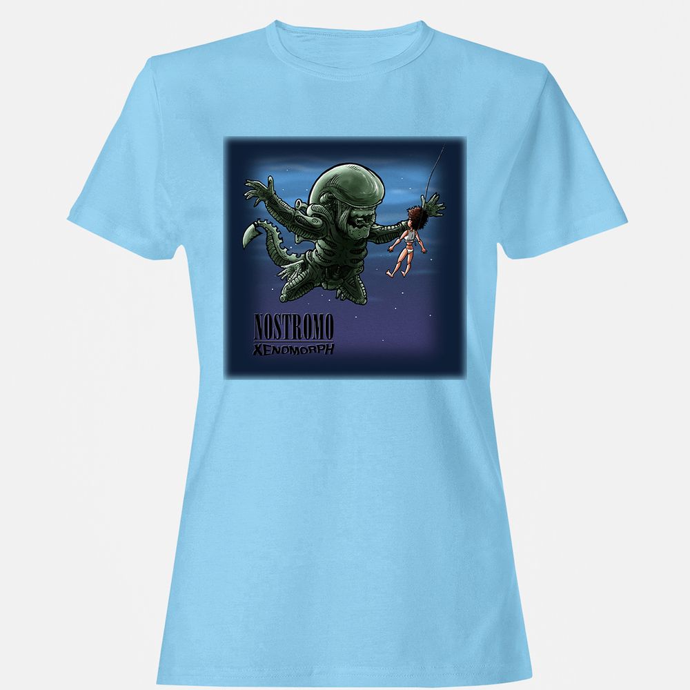 Women's T-Shirt - X5DE47N7 - Light Blue - 8