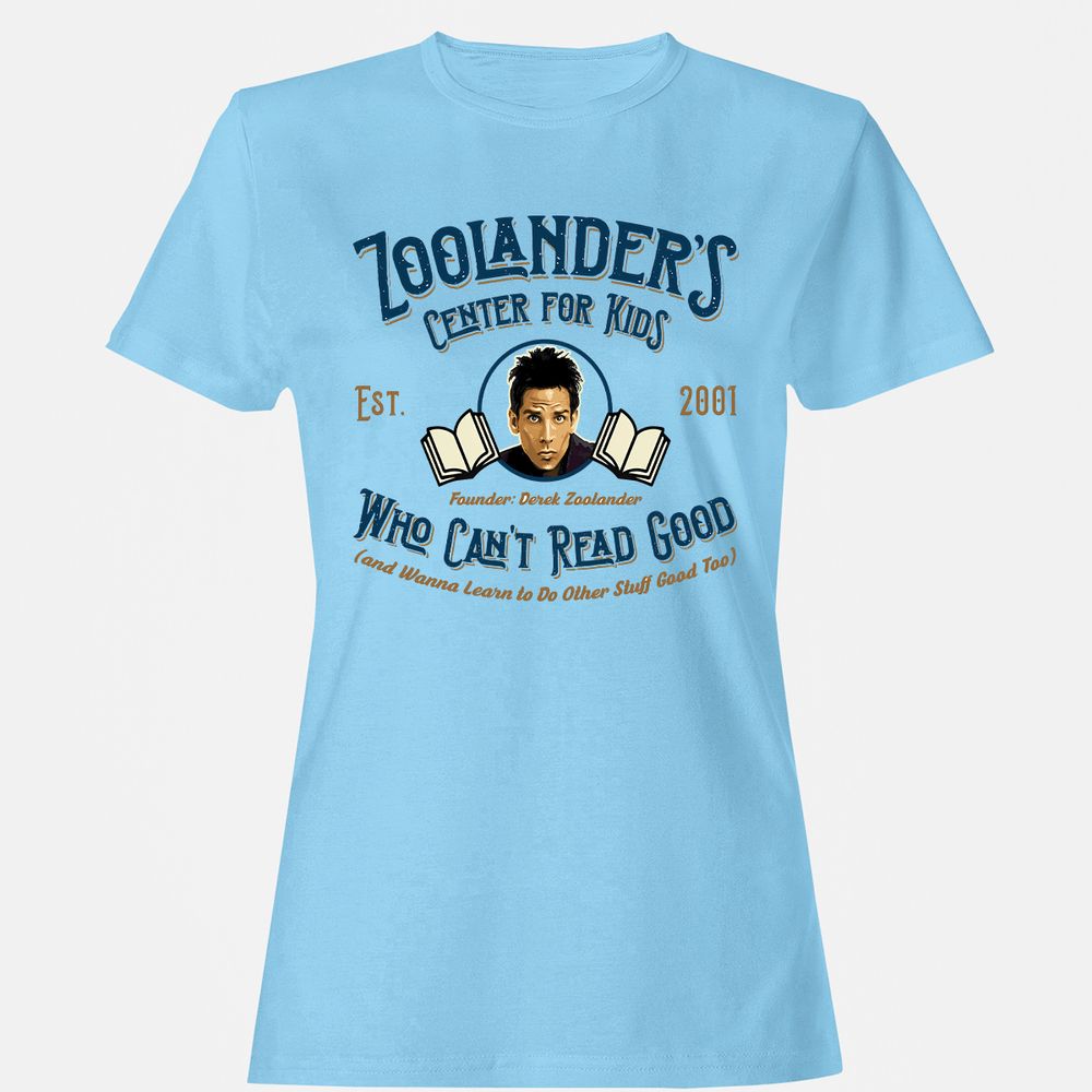 Women's T-Shirt - 1XAHMMLS - Light Blue - 8