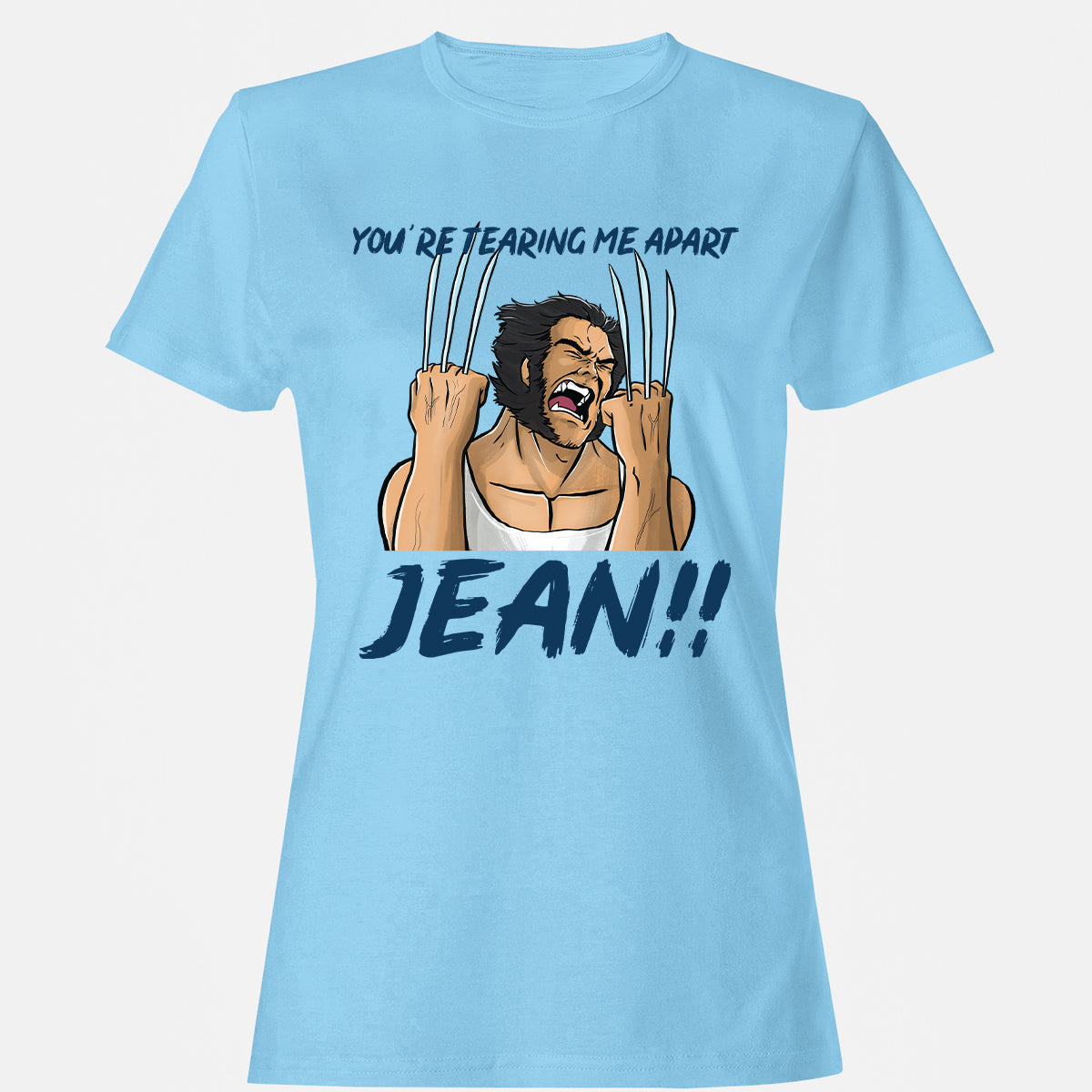 Women's T-Shirt - ZZH3VLEQ - Light Blue - 8