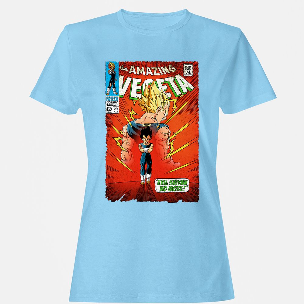 Women's T-Shirt - EEE9KW7Q - Light Blue - 8