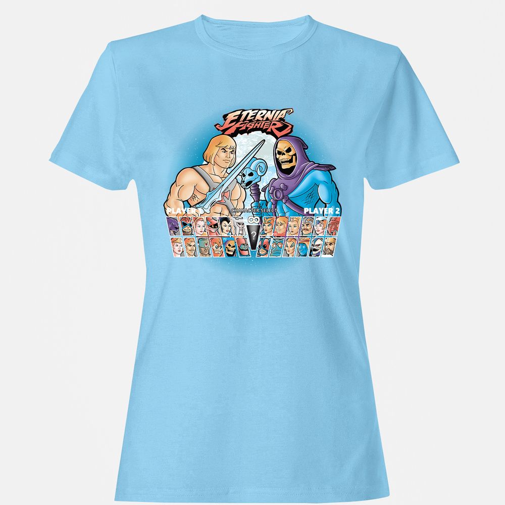 Women's T-Shirt - Y2Q9FJB1 - Light Blue - 8