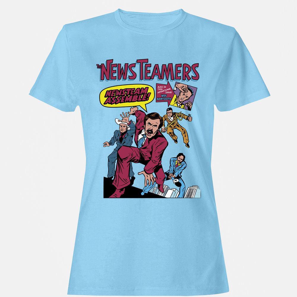 Women's T-Shirt - 8PPYDQF2 - Light Blue - 8