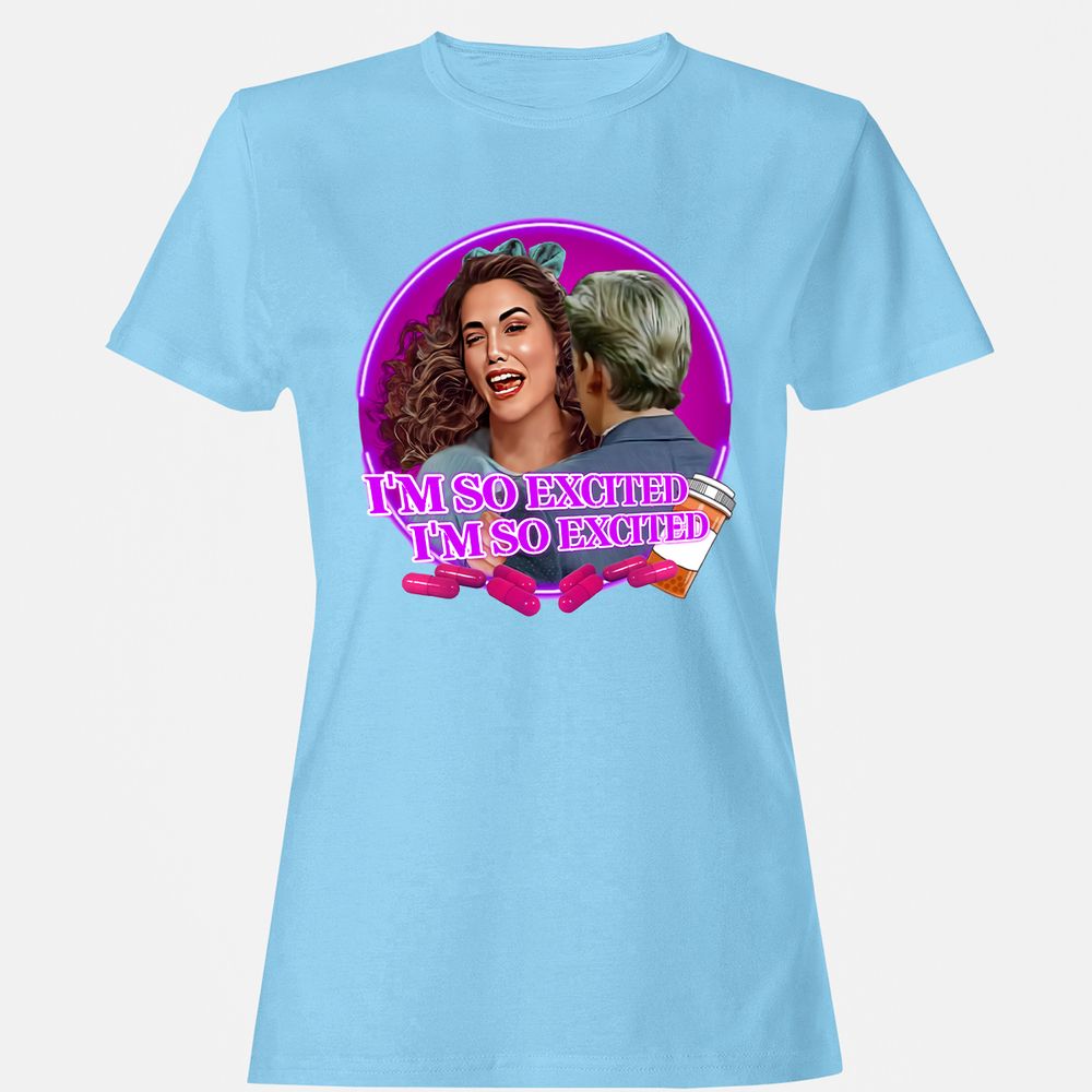 Women's T-Shirt - YPWKWEVB - Light Blue - 8