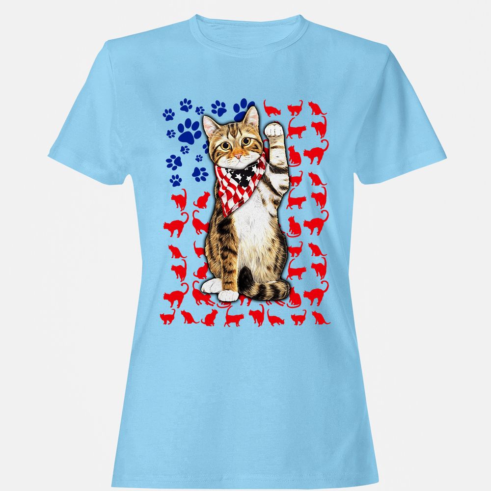 Women's T-Shirt - 71XDT1WD - Light Blue - 8