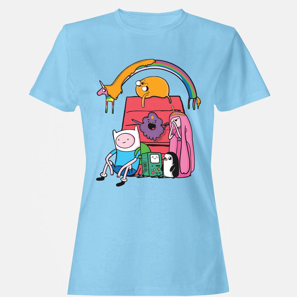 Women's T-Shirt - F6DZKW41 - Light Blue - 8