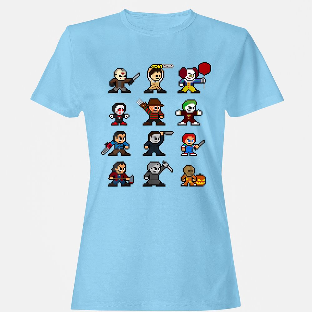 Women's T-Shirt - 9Y48PXUB - Light Blue - 8