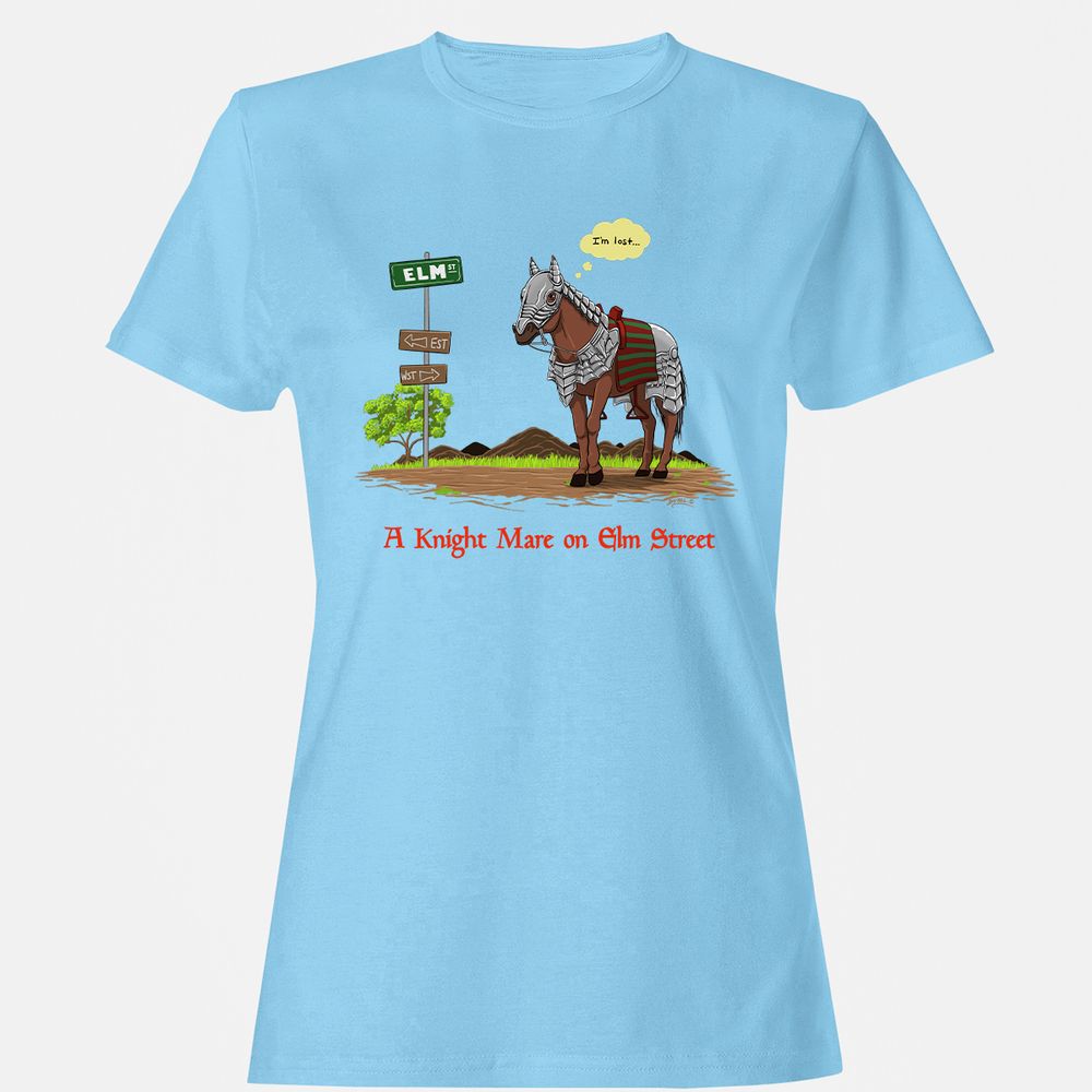 Women's T-Shirt - S1QBLQMH - Light Blue - 8