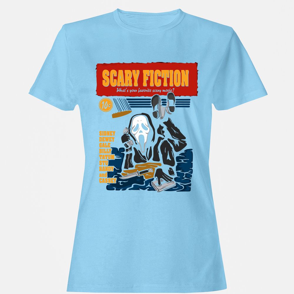 Women's T-Shirt - US1QHZB9 - Light Blue - 8