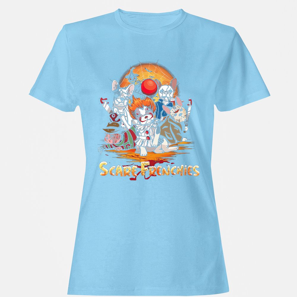 Women's T-Shirt - X5FVSTKP - Light Blue - 8