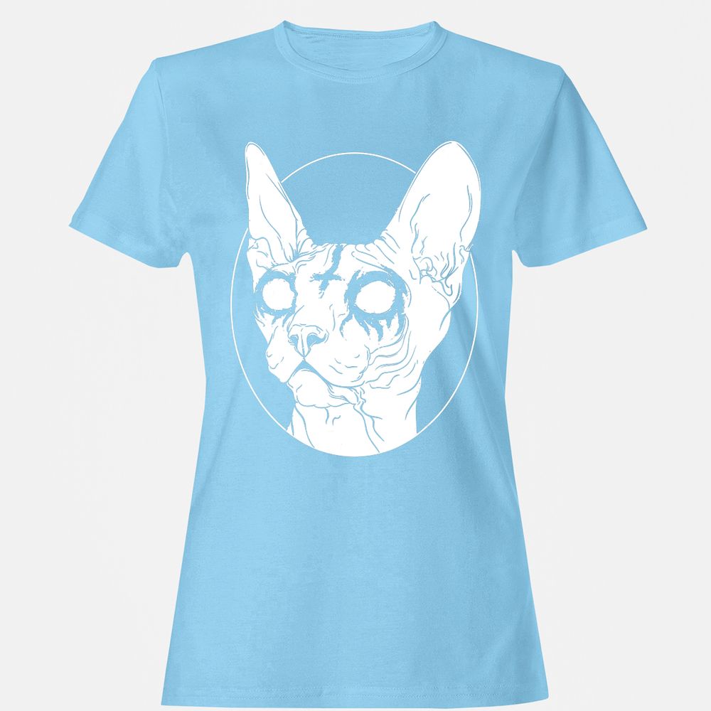 Women's T-Shirt - 3GS7LQTK - Light Blue - 8
