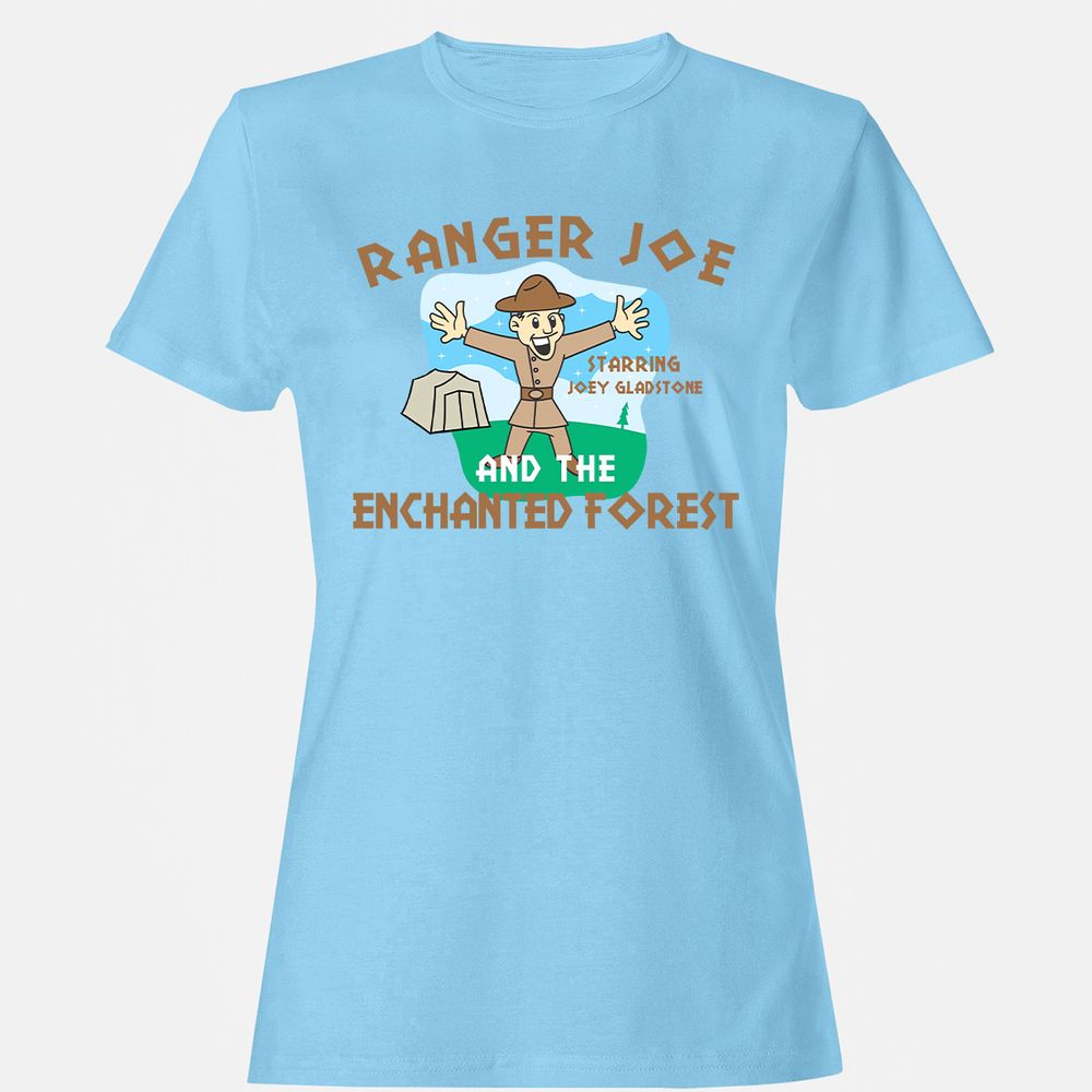 Women's T-Shirt - WZQW3KDD - Light Blue - 8
