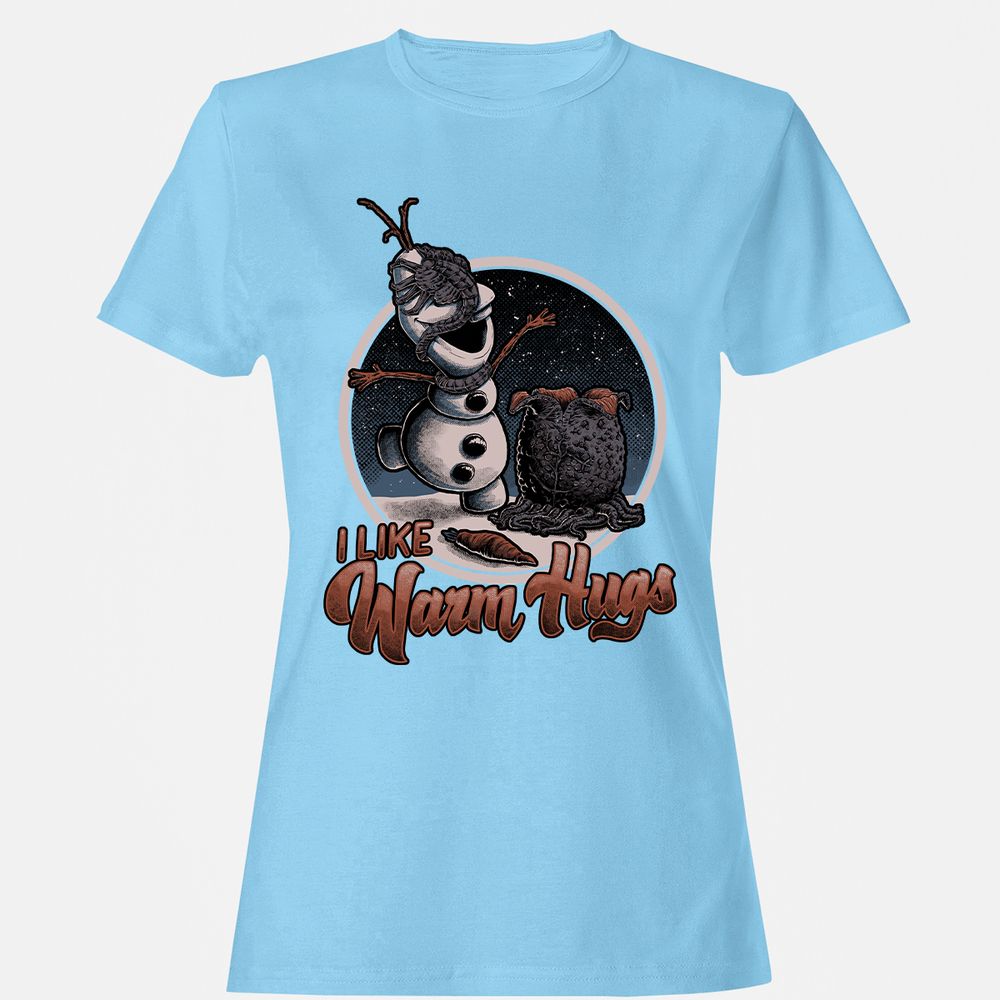 Women's T-Shirt - QT8UKV3J - Light Blue - 8