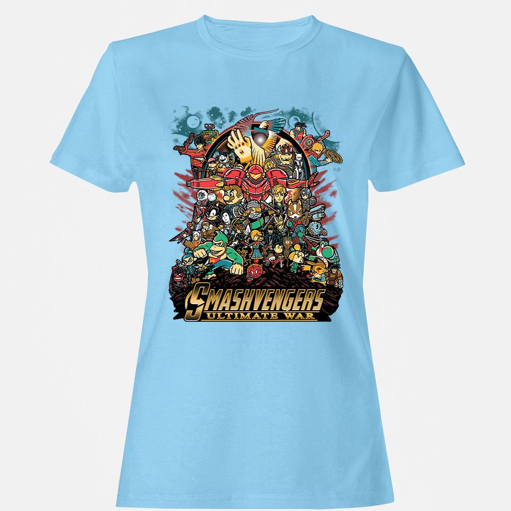 Women's T-Shirt - 61ZAX5TN - Light Blue - 8