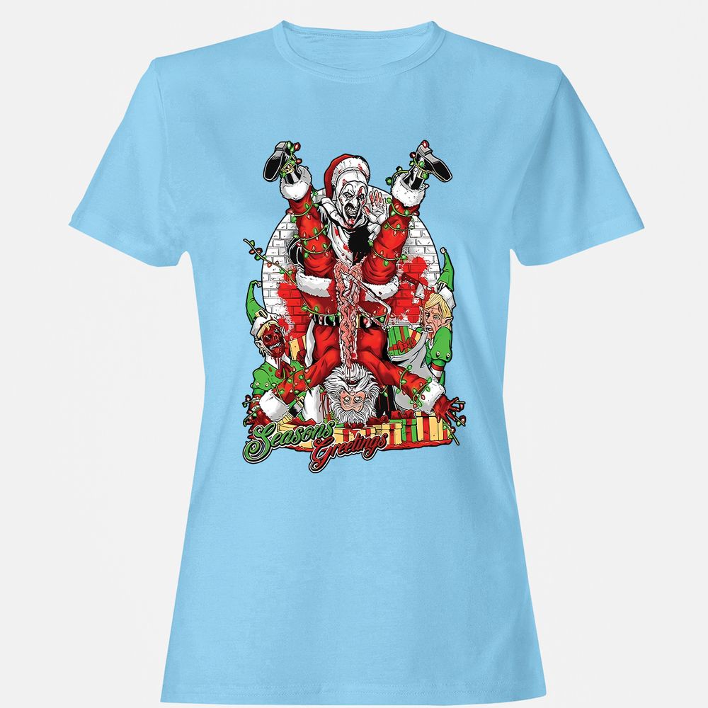 Seasons Greetings - Light Blue - 8