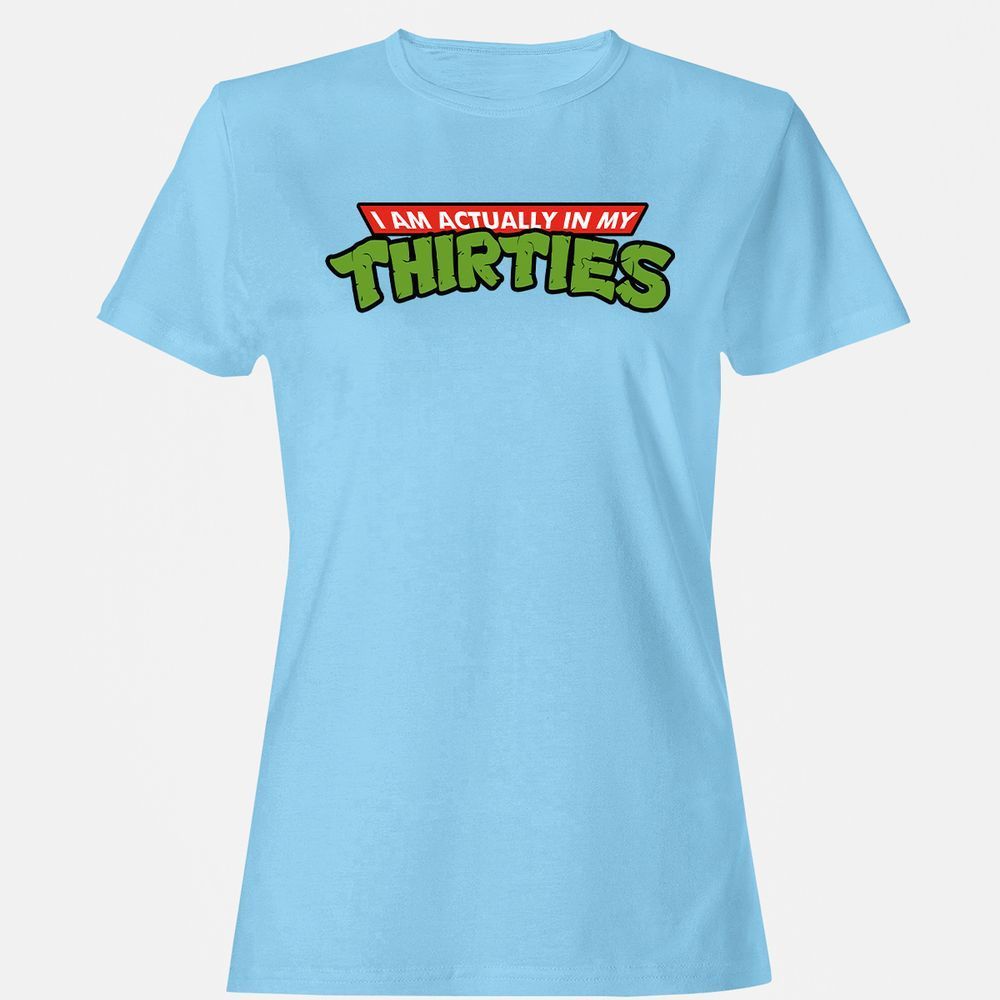 Women's T-Shirt - Q3KTQTW3 - Light Blue - 8