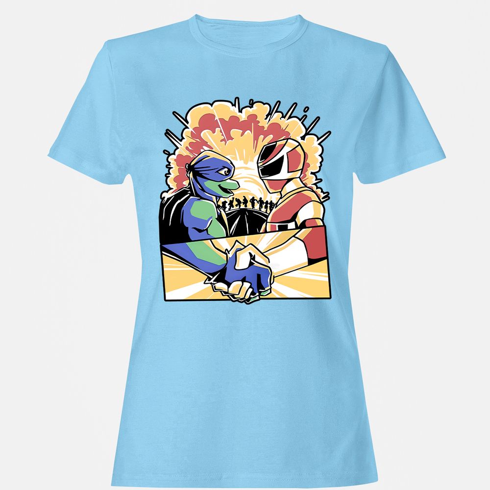 Women's T-Shirt - AU1RHU3R - Light Blue - 8