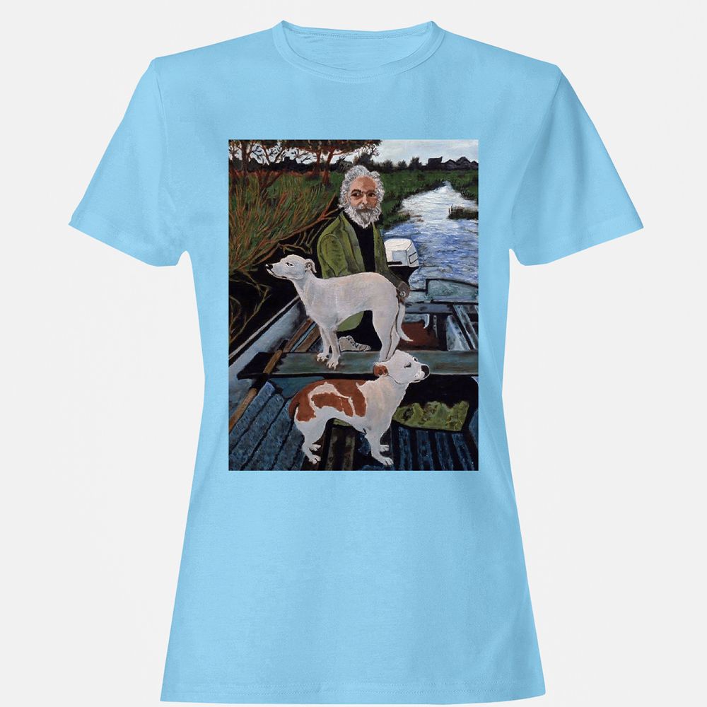 Women's T-Shirt - ZN5LSRH2 - Light Blue - 8