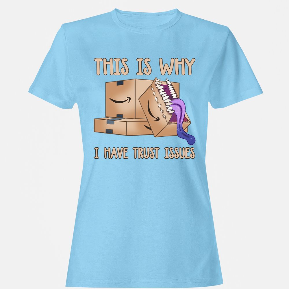 Women's T-Shirt - CVF6TBKV - Light Blue - 8