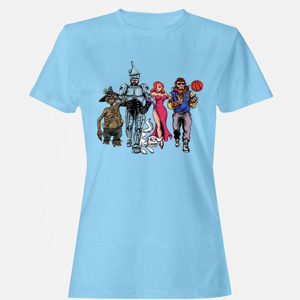 Women's T-Shirt - 6HS9C8U5 - Light Blue - 8