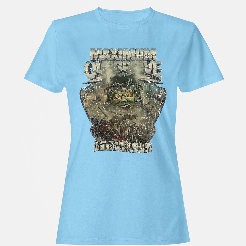 Women's T-Shirt - 9LKHMJFH - Light Blue - 8