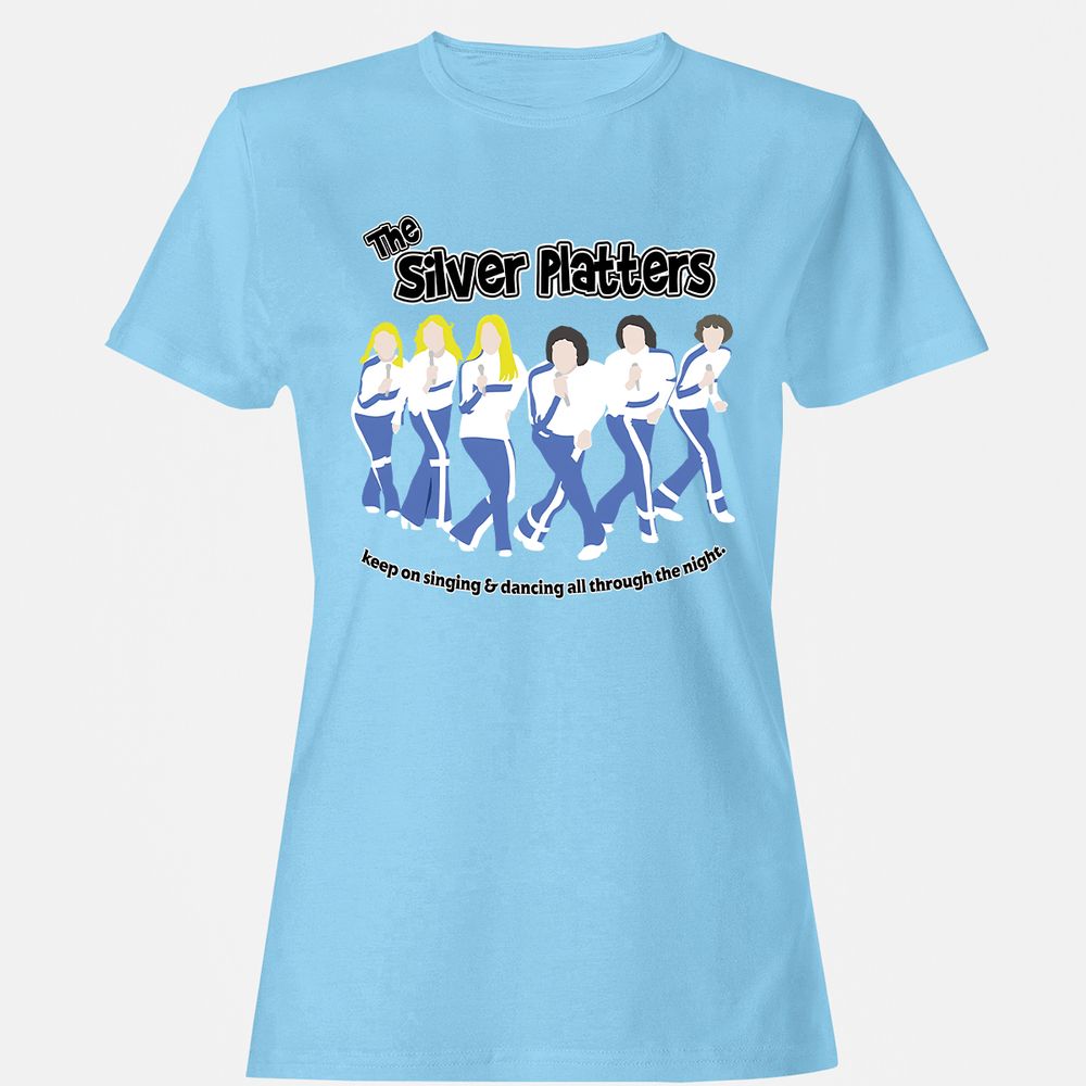 Women's T-Shirt - TNQSRYB7 - Light Blue - 8
