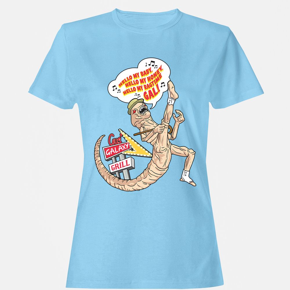Women's T-Shirt - UA1DXSB4 - Light Blue - 8
