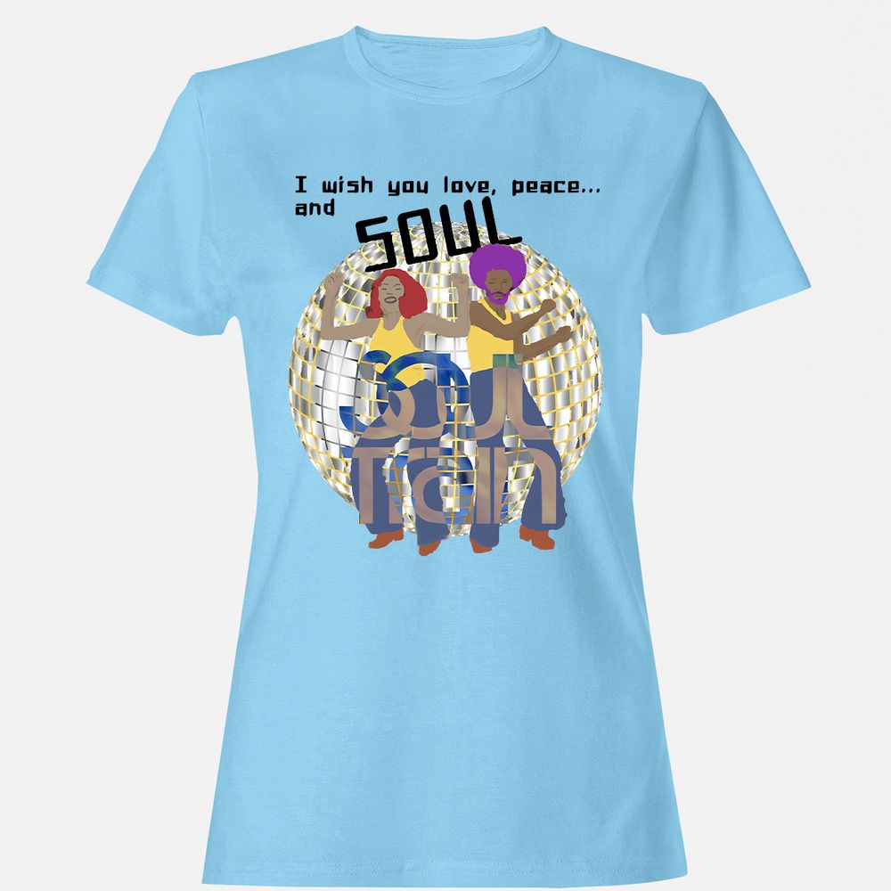 Women's T-Shirt - A87SD3GN - Light Blue - 8