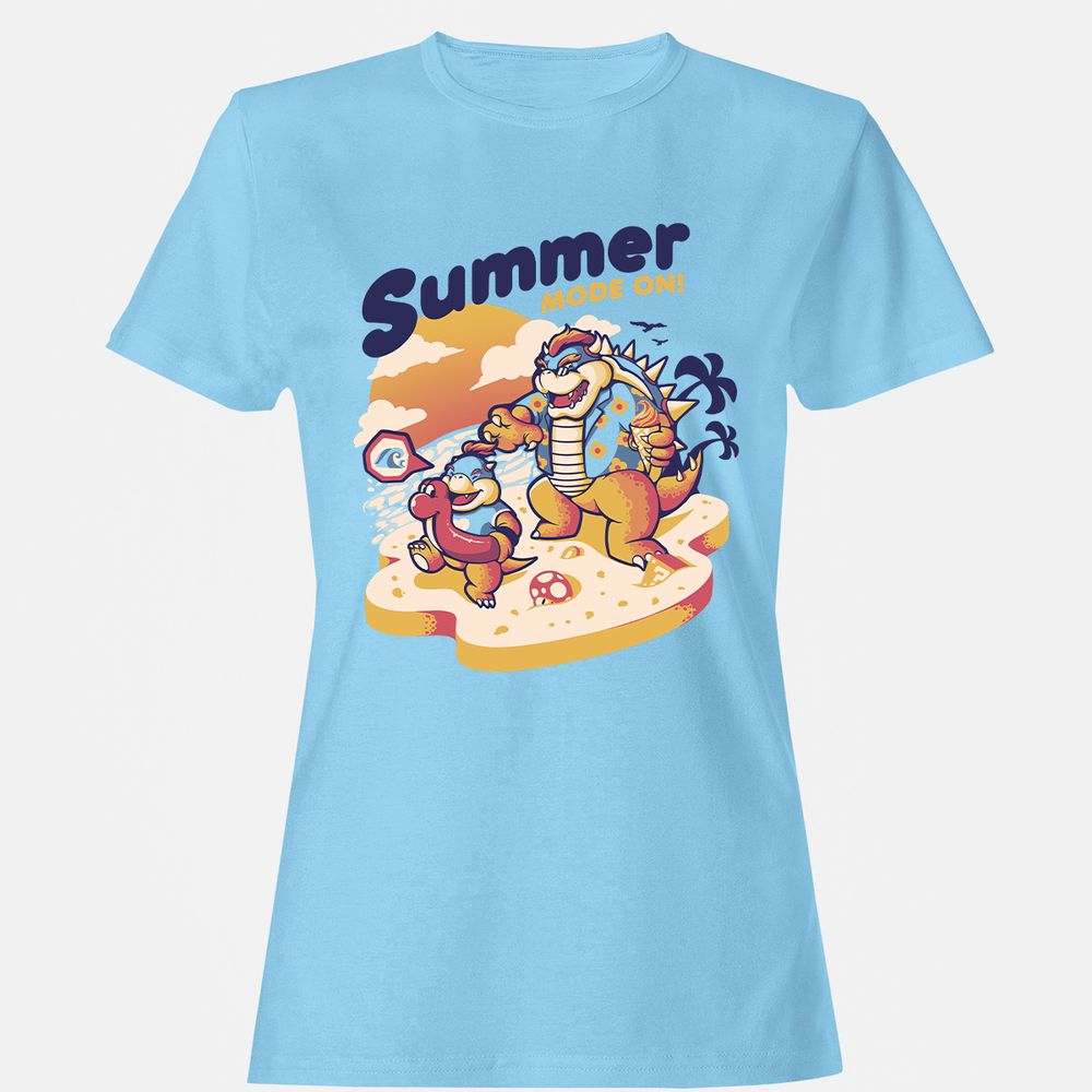 Women's T-Shirt - GHH64P6K - Light Blue - 8