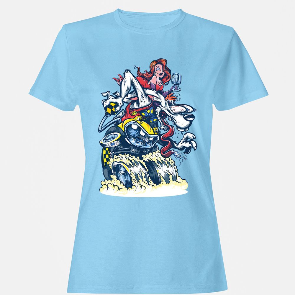 Women's T-Shirt - K7GMWAY3 - Light Blue - 8