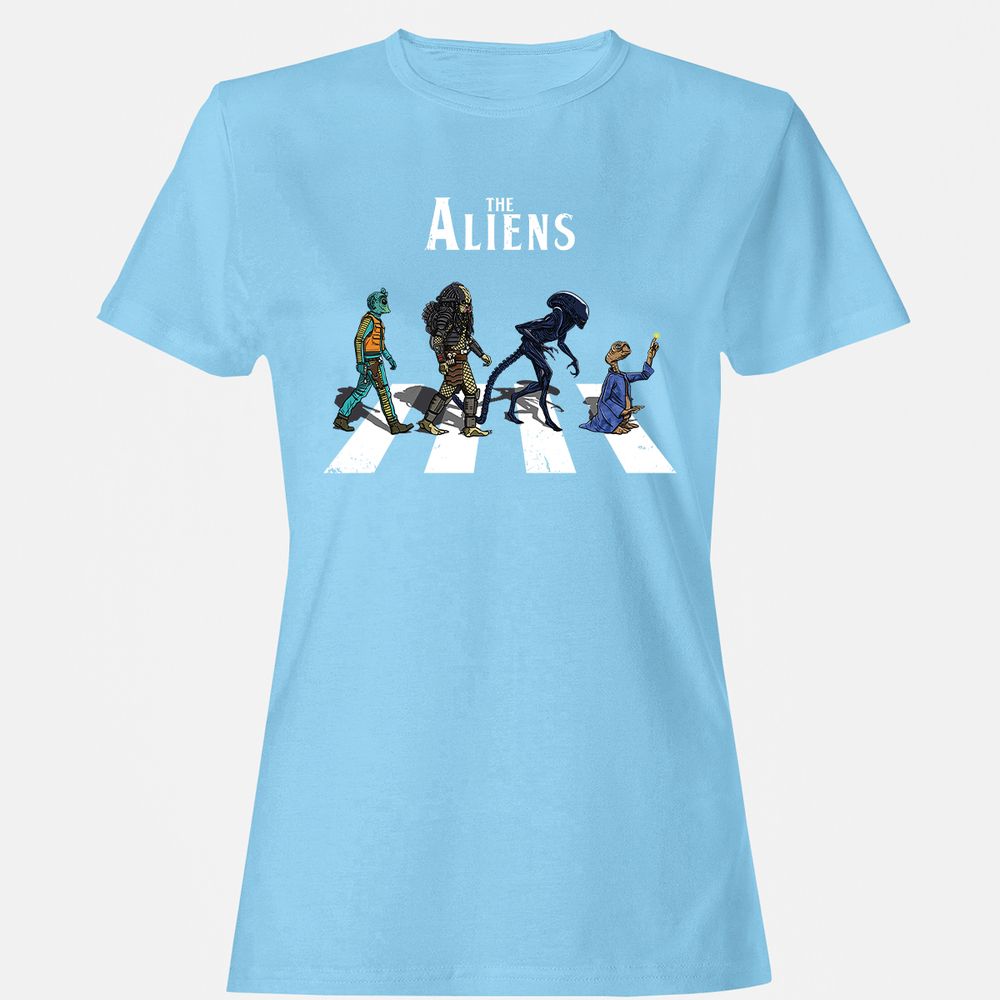 Women's T-Shirt - 9W8BX67G - Light Blue - 8