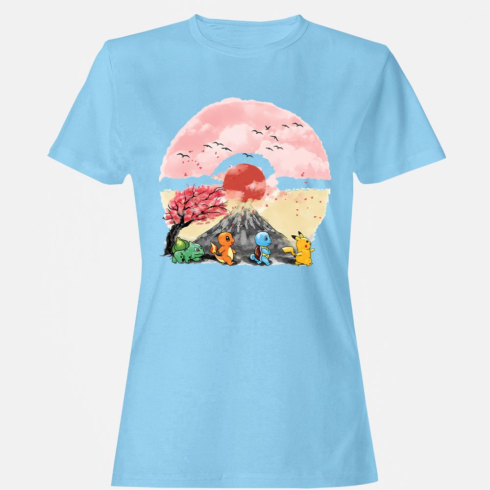 Women's T-Shirt - EFUJAZLG - Light Blue - 8