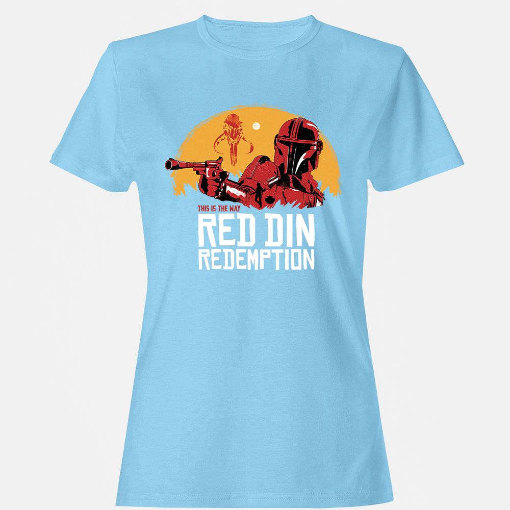 Women's T-Shirt - HWWJ3Y8U - Light Blue - 8