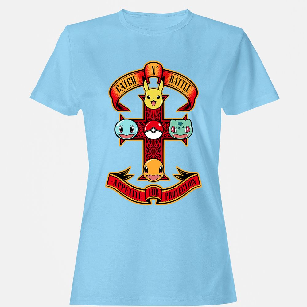 Women's T-Shirt - R9L992BV - Light Blue - 8