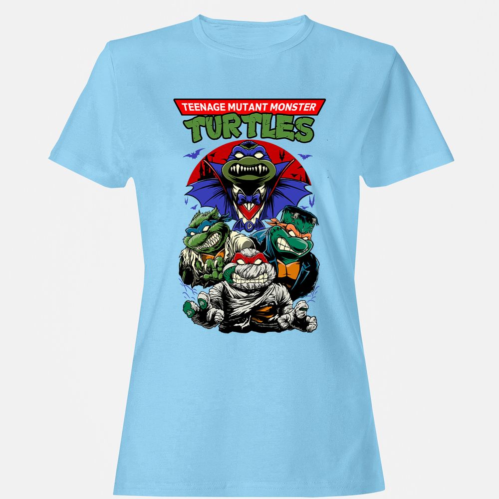 Women's T-Shirt - Z1E5YU3C - Light Blue - 8