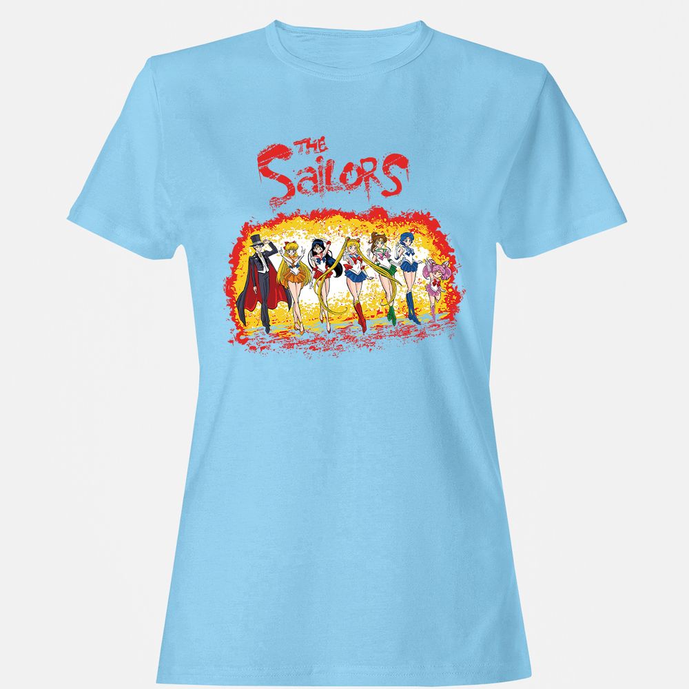 Women's T-Shirt - UZ6FSLE8 - Light Blue - 8