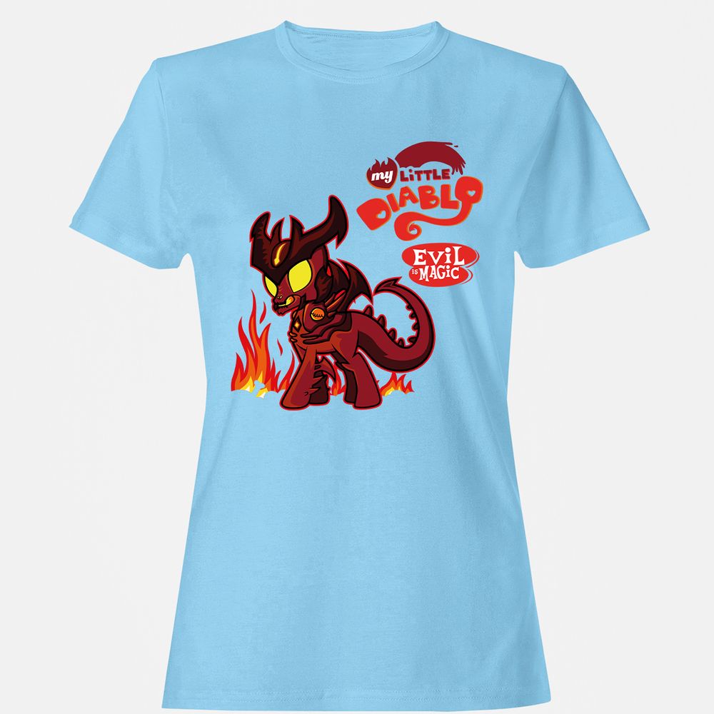 Women's T-Shirt - XCR7B7KZ - Light Blue - 8