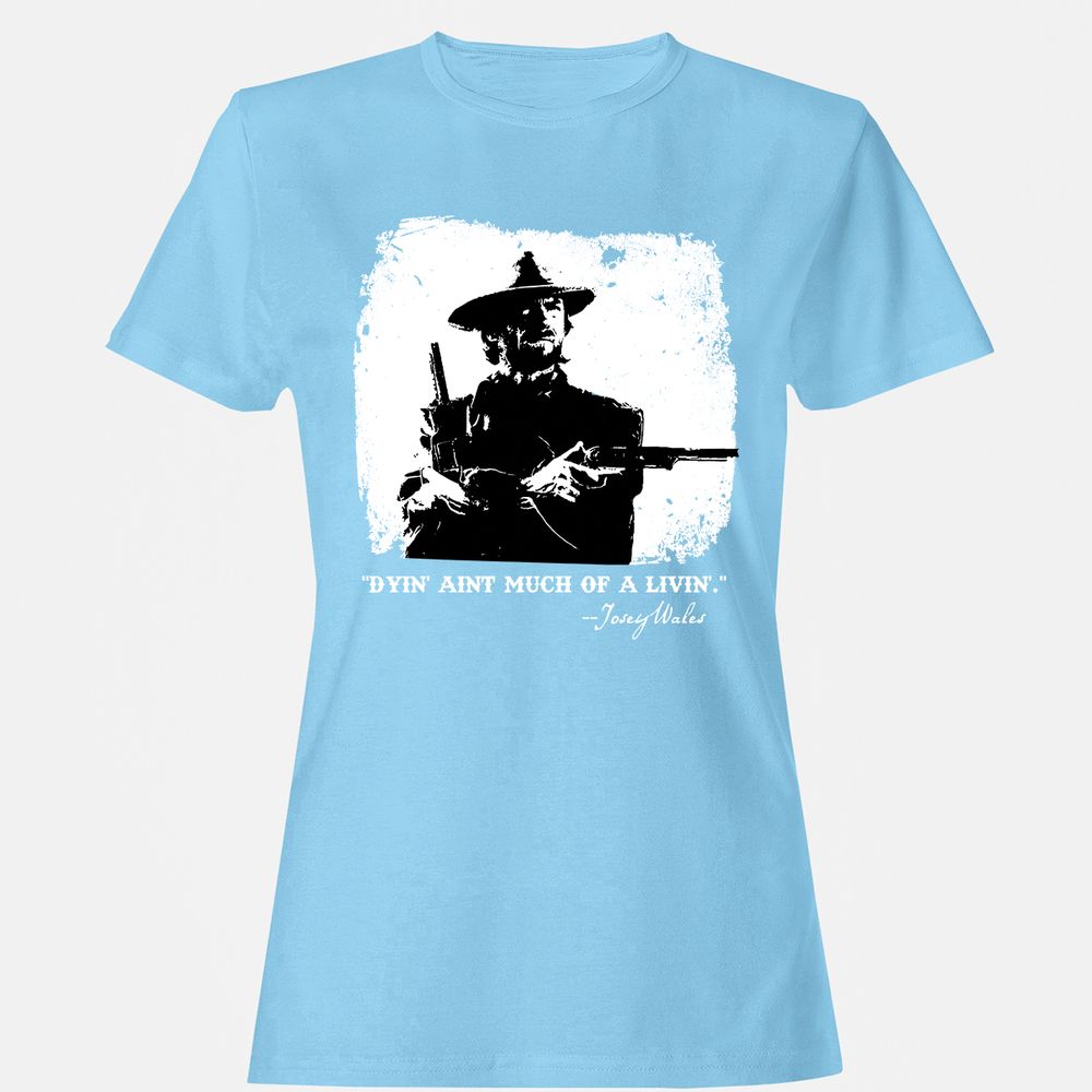 Women's T-Shirt - FN66RXDP - Light Blue - 8