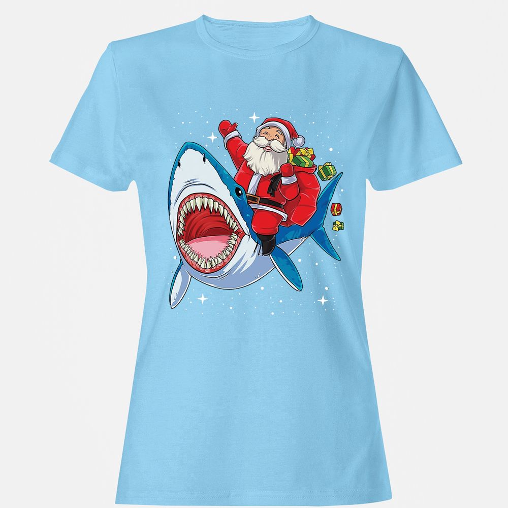 Women's T-Shirt - 51XD9KLE - Light Blue - 8