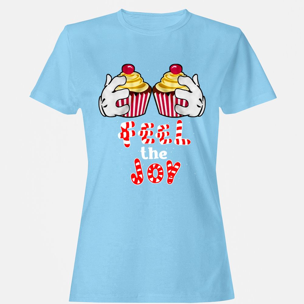 Women's T-Shirt - SAQ1WB3V - Light Blue - 8
