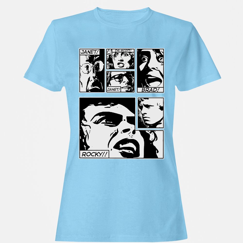 Women's T-Shirt - TNDLP6YG - Light Blue - 8
