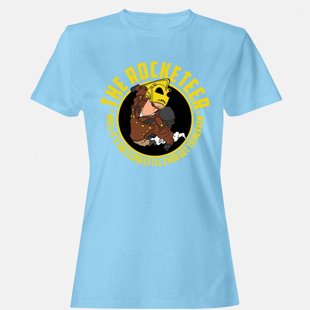 Women's T-Shirt - LJCW9R8N - Light Blue - 8